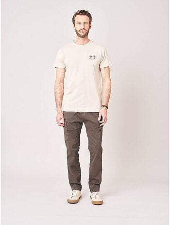 Pantalon regular homme en coton 'deeluxe'