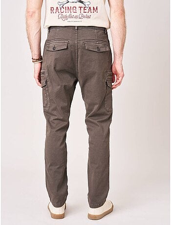 Pantalon regular homme en coton 'deeluxe'