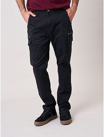 Pantalon regular homme en coton 'deeluxe'