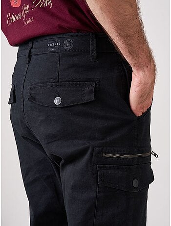 Pantalon regular homme en coton 'deeluxe'