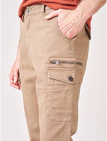 Pantalon regular homme en coton 'Deeluxe'