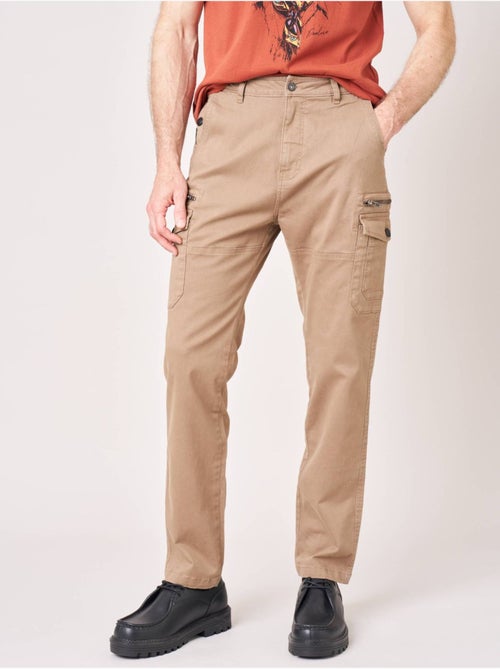 Pantalon regular homme en coton 'Deeluxe' - Kiabi