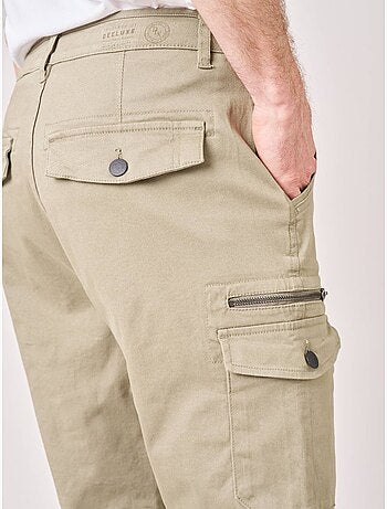 Pantalon regular homme en coton 'Deeluxe'