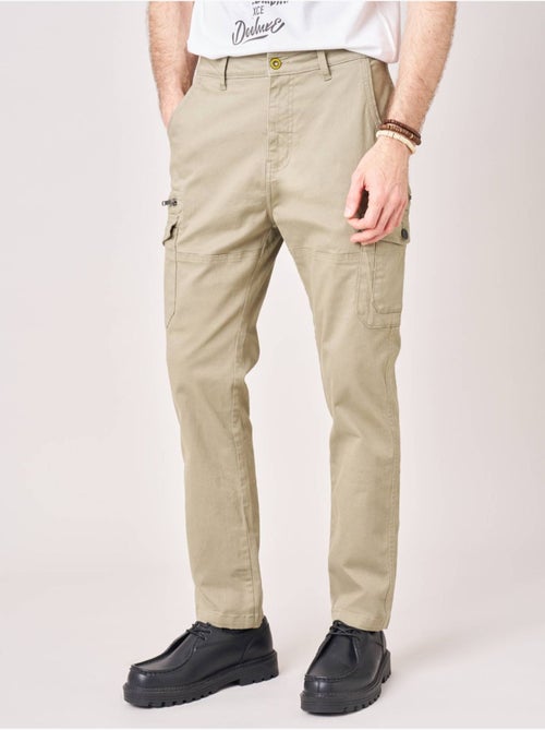 Pantalon regular homme en coton 'Deeluxe' - Kiabi