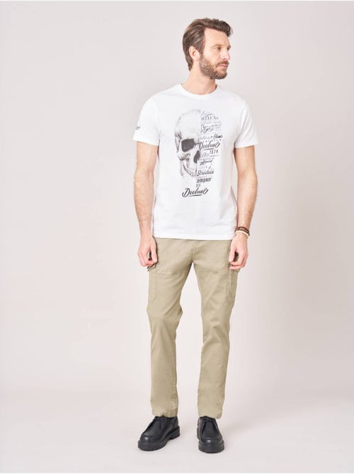 Pantalon regular homme en coton 'Deeluxe' - Kiabi
