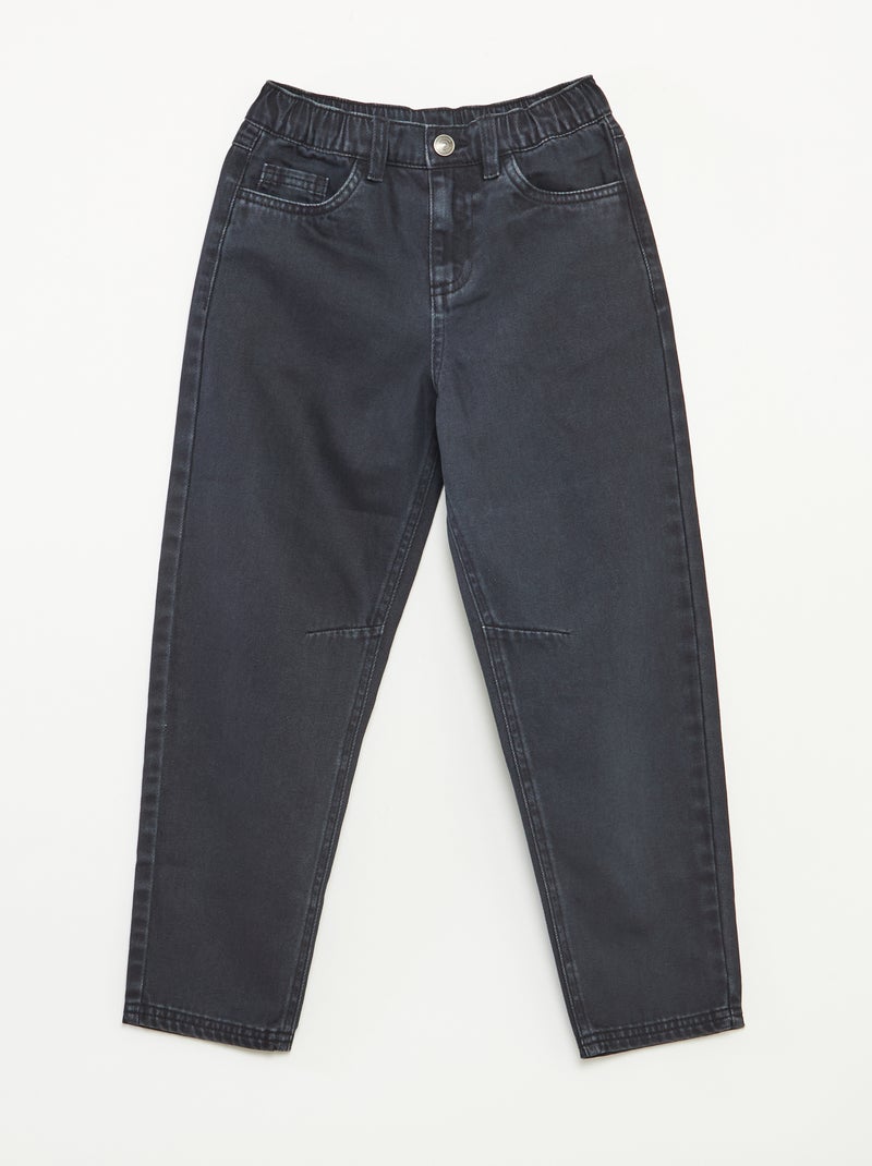 Pantalon regular Noir - Kiabi
