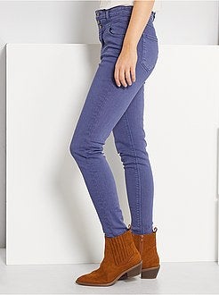 Pantalon regular taille haute - Kiabi