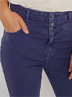 Pantalon regular taille haute - Kiabi