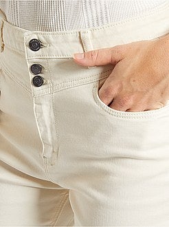 Pantalon regular taille haute - Kiabi