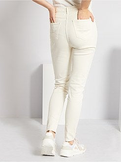Pantalon regular taille haute - Kiabi