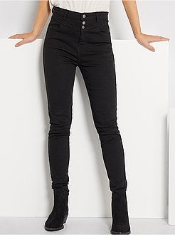 Pantalon regular taille haute - Kiabi
