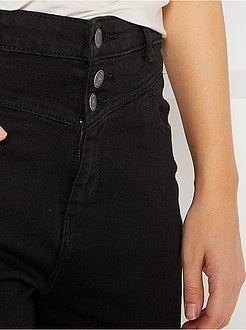 Pantalon regular taille haute - Kiabi