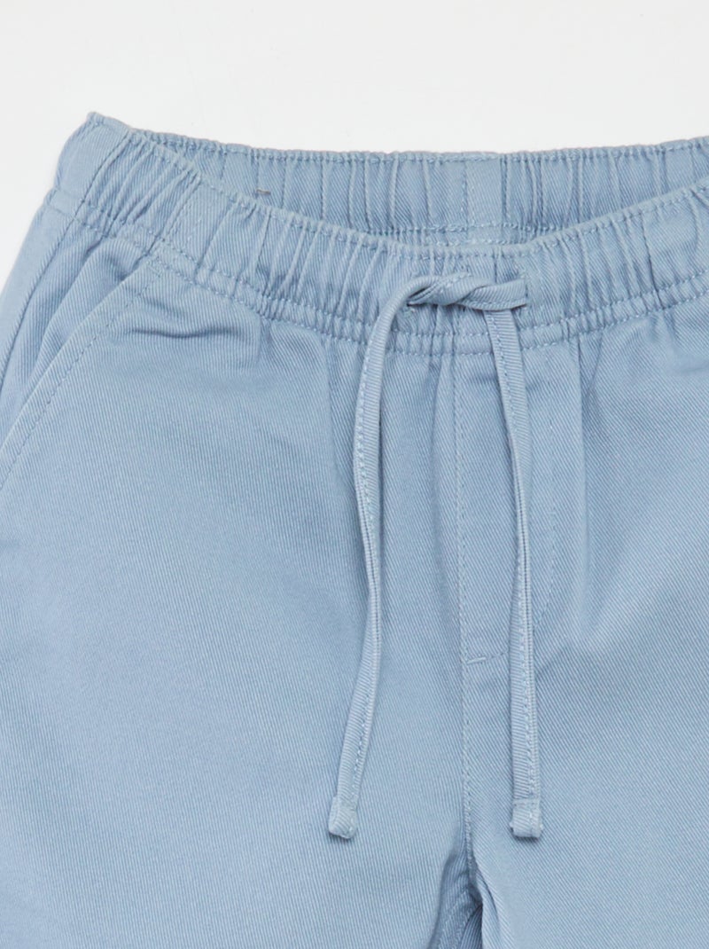 Pantalon regular uni Bleu clair - Kiabi