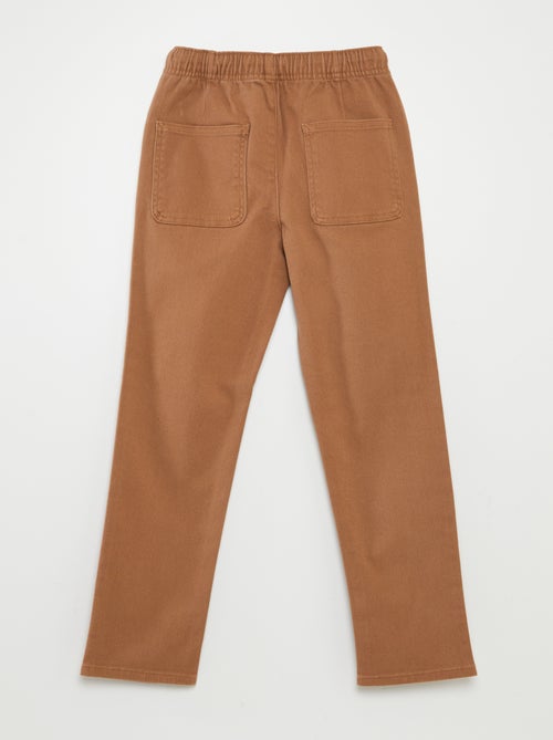 Pantalon regular uni - Kiabi