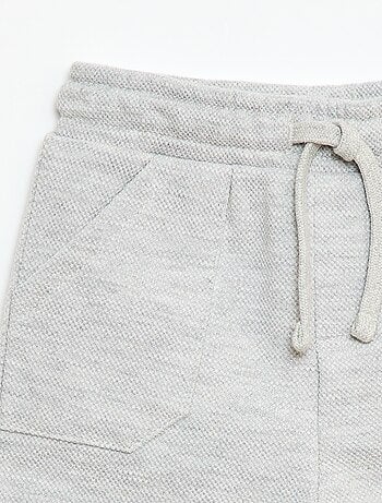 Pantalon relax en maille piquée