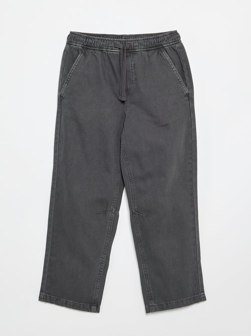 Pantalon relaxed fit taille élastiquée - Kiabi Pantalon relaxed fit taille élastiquée - Kiabi