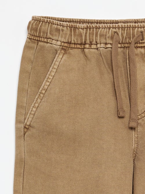 Pantalon relaxed fit taille élastiquée - Kiabi