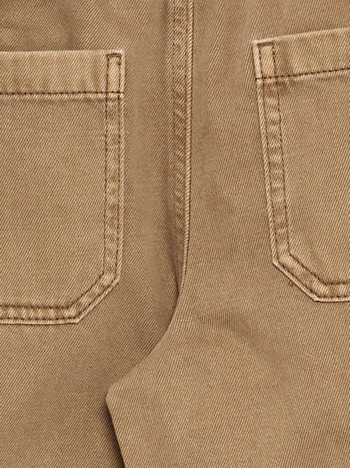 Pantalon relaxed fit taille élastiquée - Kiabi