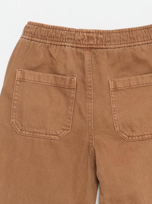 Pantalon relaxed fit taille élastiquée - Kiabi Pantalon relaxed fit taille élastiquée - Kiabi