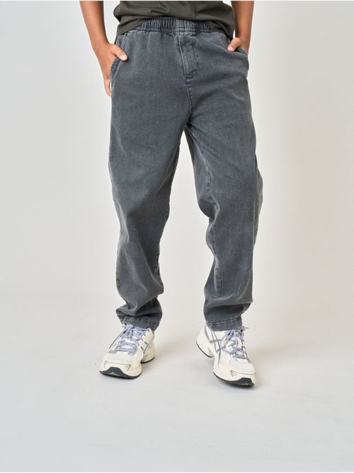 Pantalon relaxed garçon en coton denim 'deeluxe' - Kiabi Pantalon relaxed garçon en coton denim 'deeluxe' - Kiabi