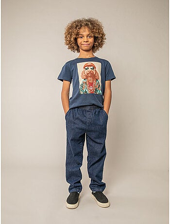 Pantalon relaxed garçon en denim 'Deeluxe'