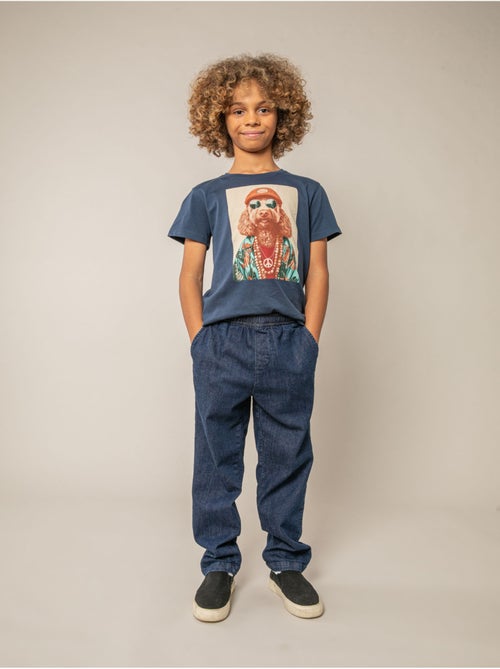 Pantalon relaxed garçon en denim 'Deeluxe' - Kiabi