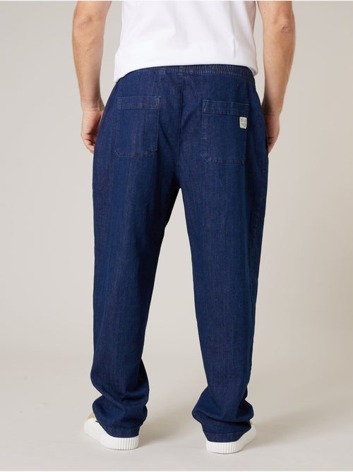 Pantalon relaxed homme en chambray 'Deeluxe' - Kiabi