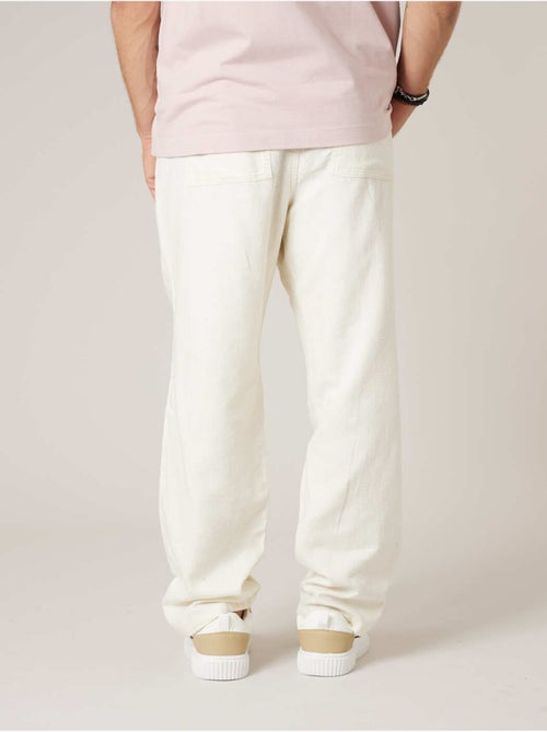 Pantalon relaxed homme en coton 'Deeluxe' - Kiabi