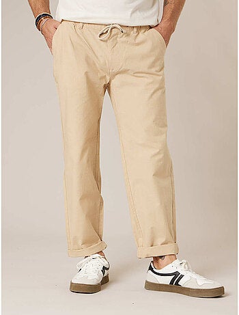 Pantalon relaxed homme en coton 'Deeluxe'