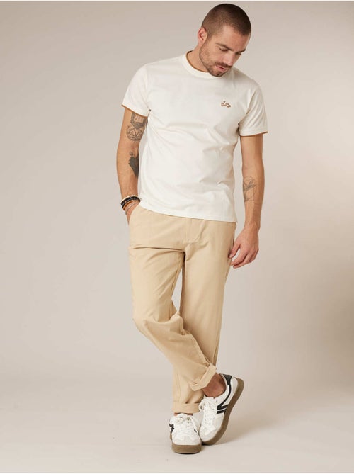 Pantalon relaxed homme en coton 'Deeluxe' - Kiabi
