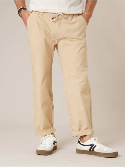 Pantalon relaxed homme en coton 'Deeluxe' - Kiabi