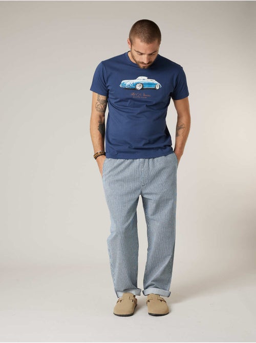 Pantalon relaxed homme en coton 'Deeluxe' - Kiabi