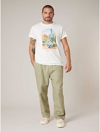 Pantalon relaxed homme en coton 'Deeluxe'
