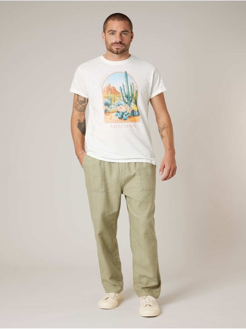 Pantalon relaxed homme en coton 'Deeluxe' - Kiabi