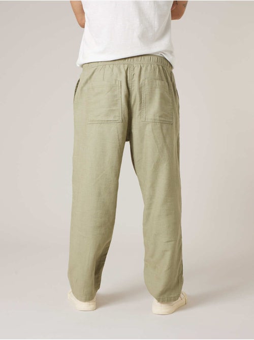 Pantalon relaxed homme en coton 'Deeluxe' - Kiabi