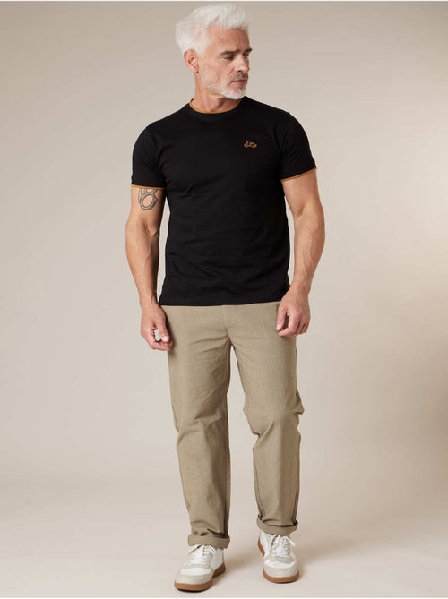 Pantalon relaxed homme en coton 'Deeluxe' - Kiabi