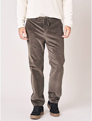 Pantalon relaxed homme en velours côtelé 'deeluxe'