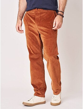 Pantalon relaxed homme en velours côtelé 'deeluxe'