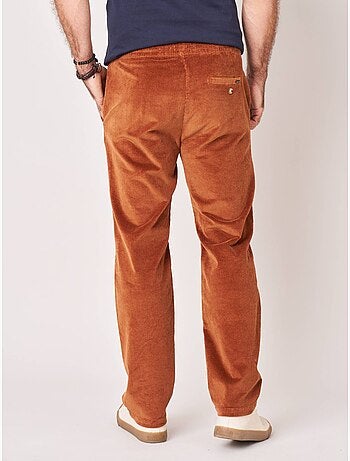 Pantalon relaxed homme en velours côtelé 'deeluxe'