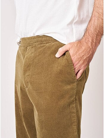 Pantalon relaxed homme velours côtelé 'deeluxe'