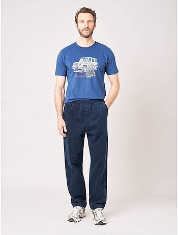 Pantalon relaxed homme velours côtelé 'deeluxe'