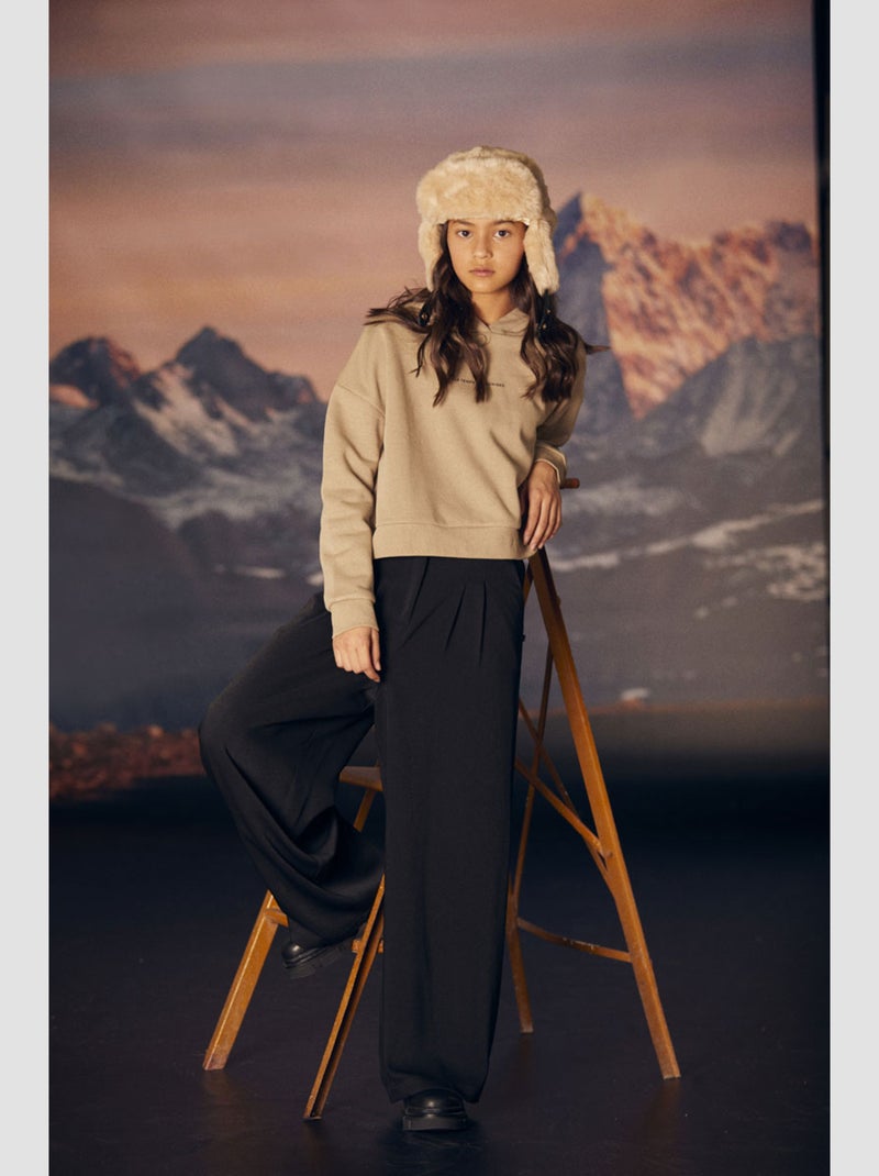 Pantalon RELLGI droite 'Le Temps Des Cerises' Noir - Kiabi