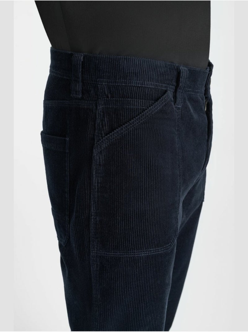 Pantalon renso droite 'le temps des cerises' Bleu - Kiabi