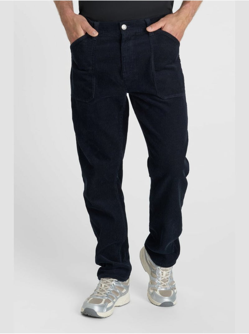 Pantalon renso droite 'le temps des cerises' Bleu - Kiabi