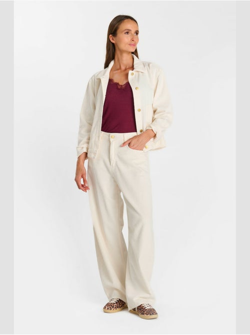 Pantalon rinavelv loose, large 'le temps des cerises' - Kiabi Pantalon rinavelv loose, large 'le temps des cerises' - Kiabi