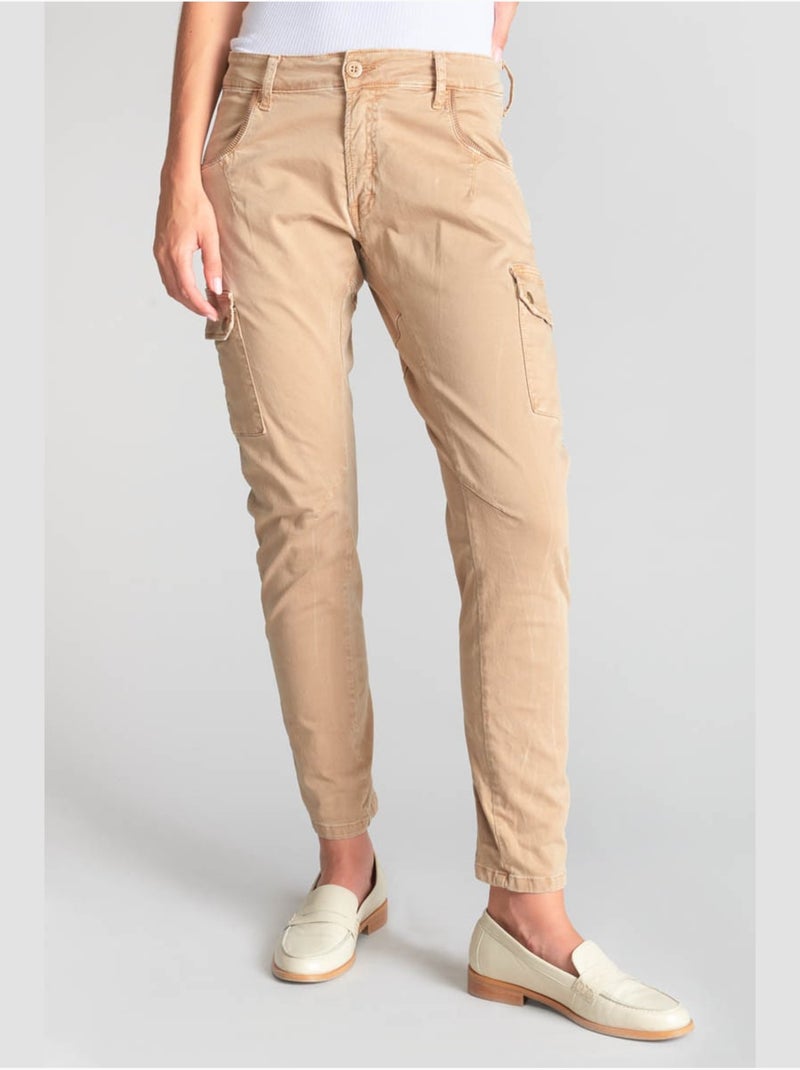 Pantalon rivera cargo 'le temps des cerises' Beige - Kiabi