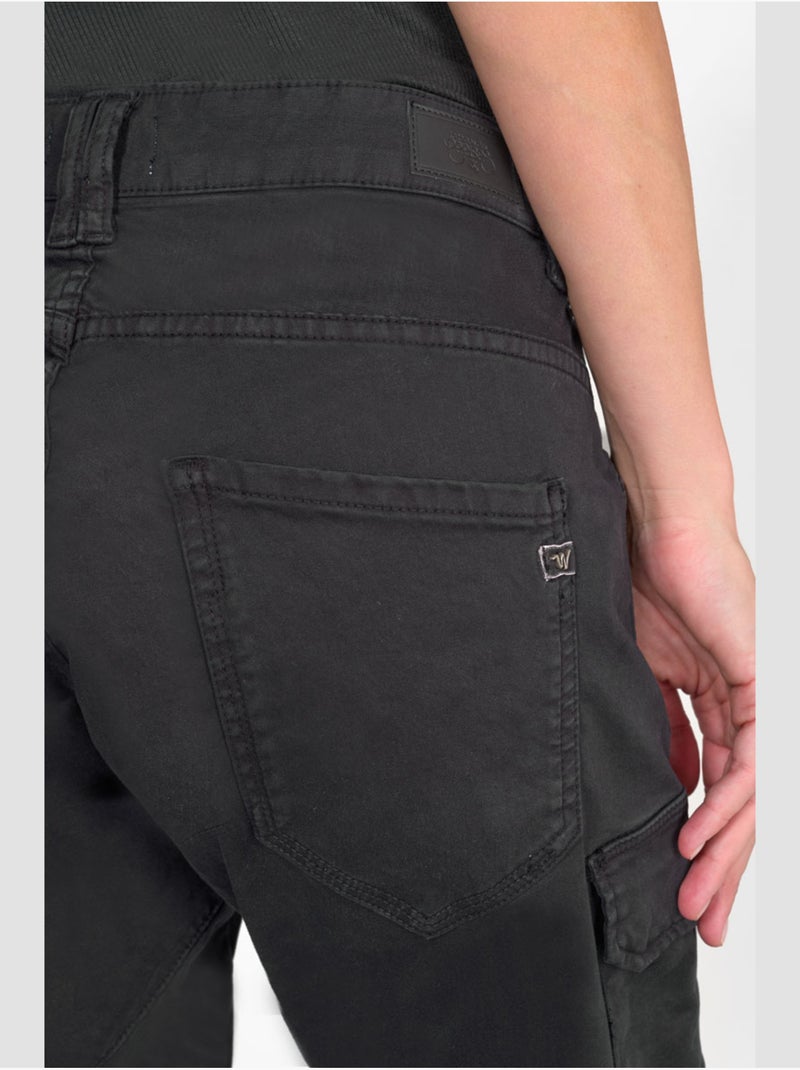 Pantalon rivera cargo 'le temps des cerises' Noir - Kiabi