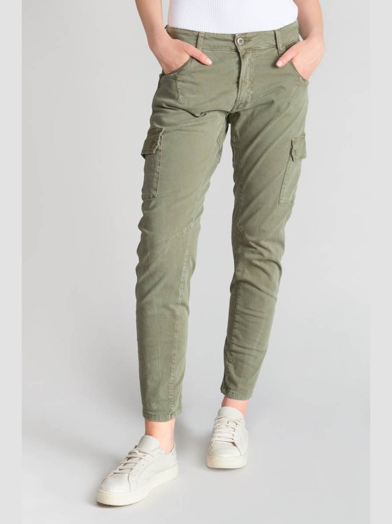 Pantalon RIVERA cargo 'Le Temps Des Cerises' Vert - Kiabi