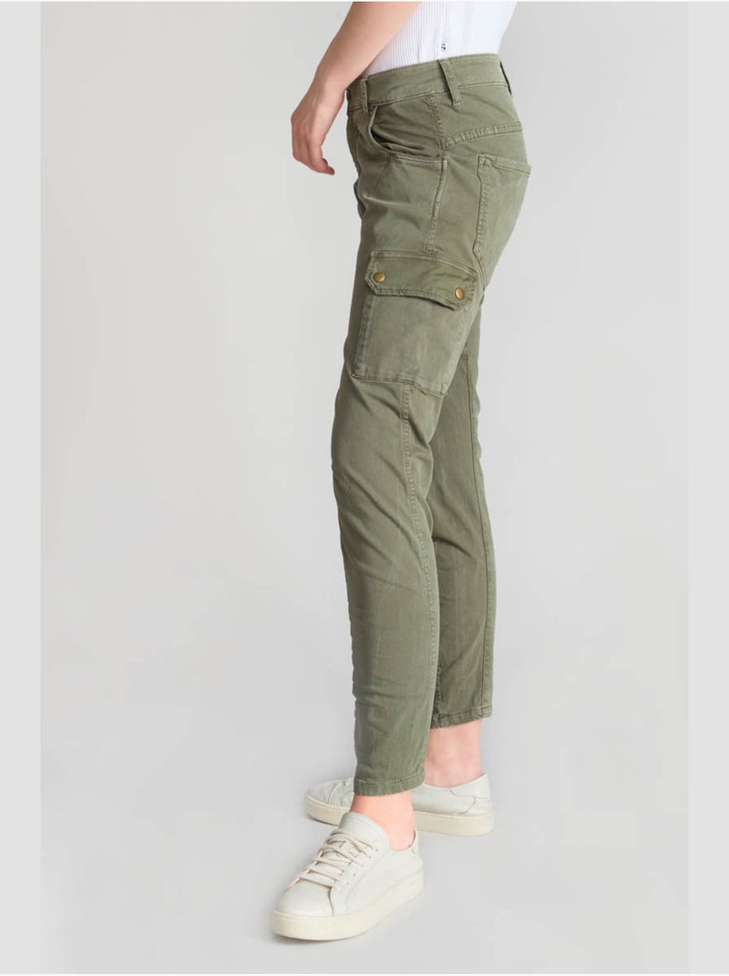 Pantalon rivera cargo 'le temps des cerises' Vert - Kiabi