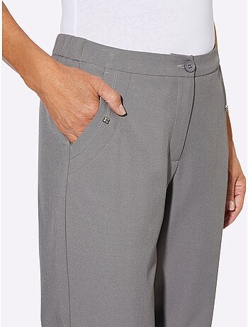 Pantalon rivets décoratifs sur les poches - taille standard - moda vilona